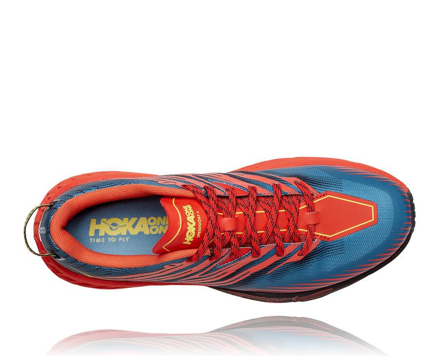 Hoka One One Trailsko Herre - Speedgoat 4 - Rød - 357106HNY